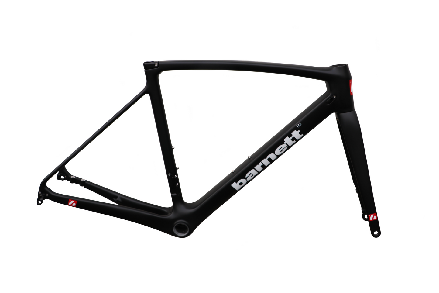 Rama rowerowa BDC-01 Carbon Disc, czarna, biała