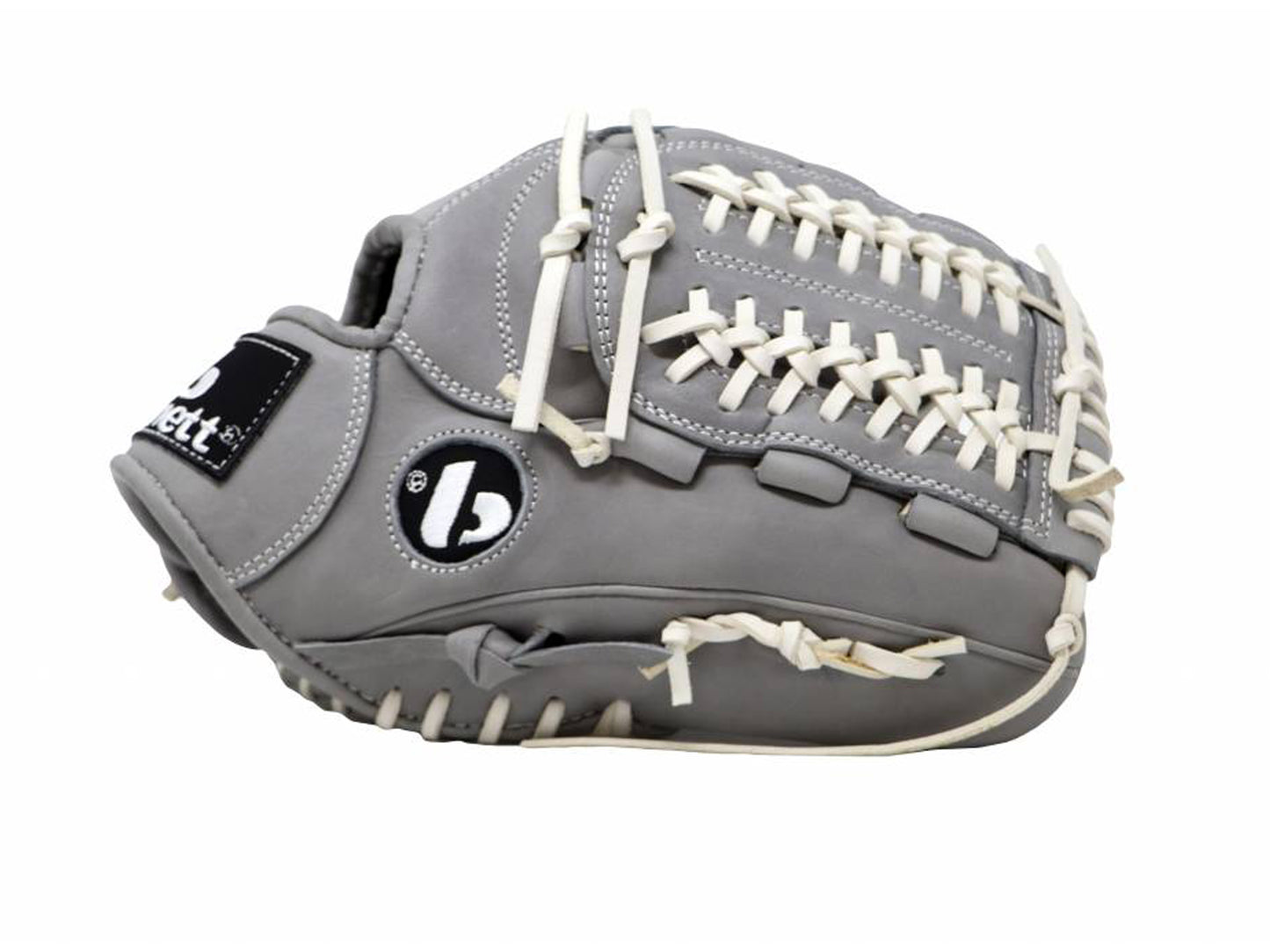 FL-120 rekawica do baseballa i softballa skóra wysokiej jakosci infield / outfield/ pitcher 12 , jasnoszara