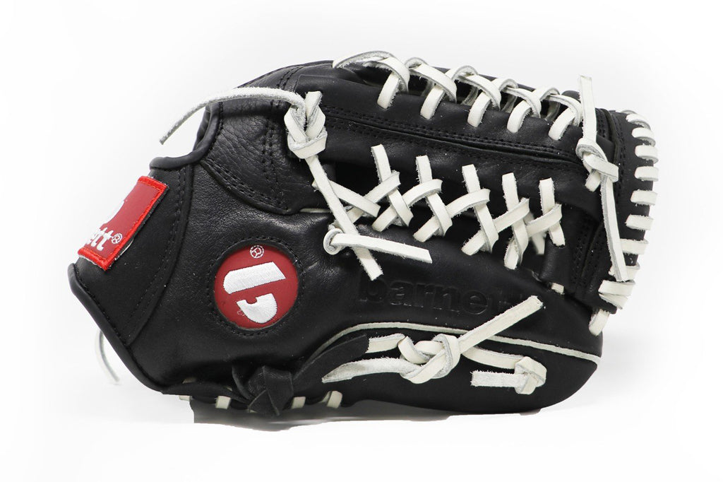 GL-115 Rekawica baseballowa turniejowa, infield 11,5, skóra naturalna, czarna