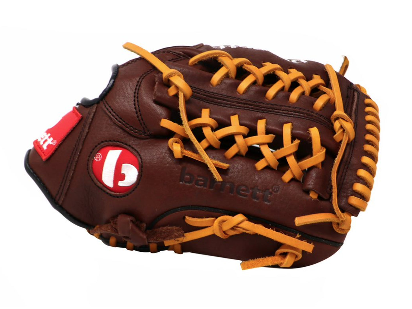 GL-115 Rekawica baseballowa turniejowa, infield 11,5, skóra naturalna, brazowa