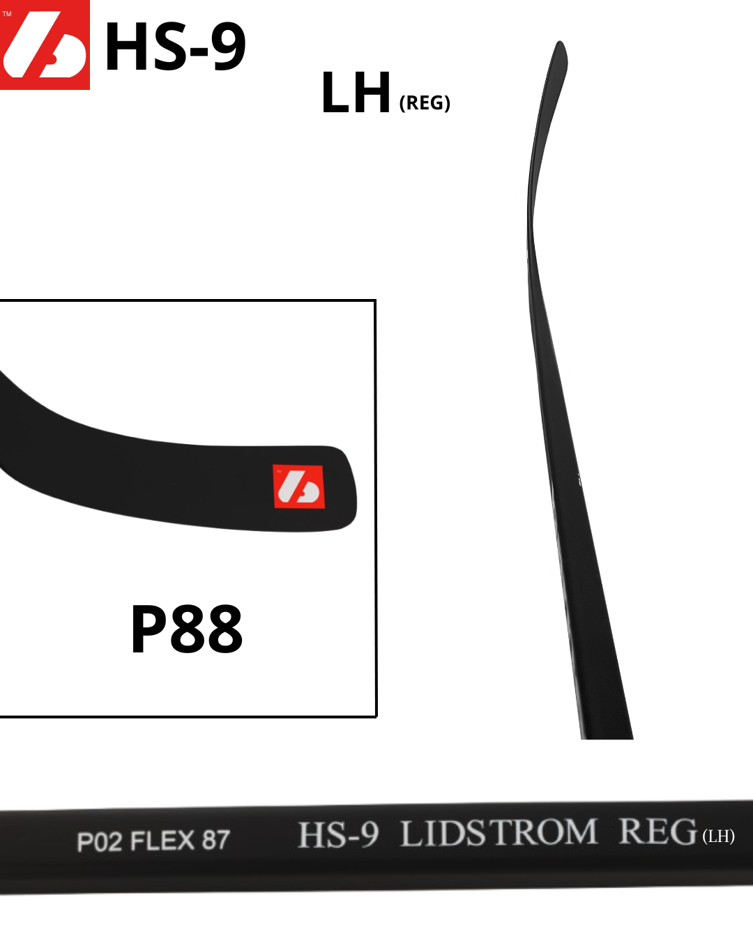 HS-9 kij węglowy hokejowy