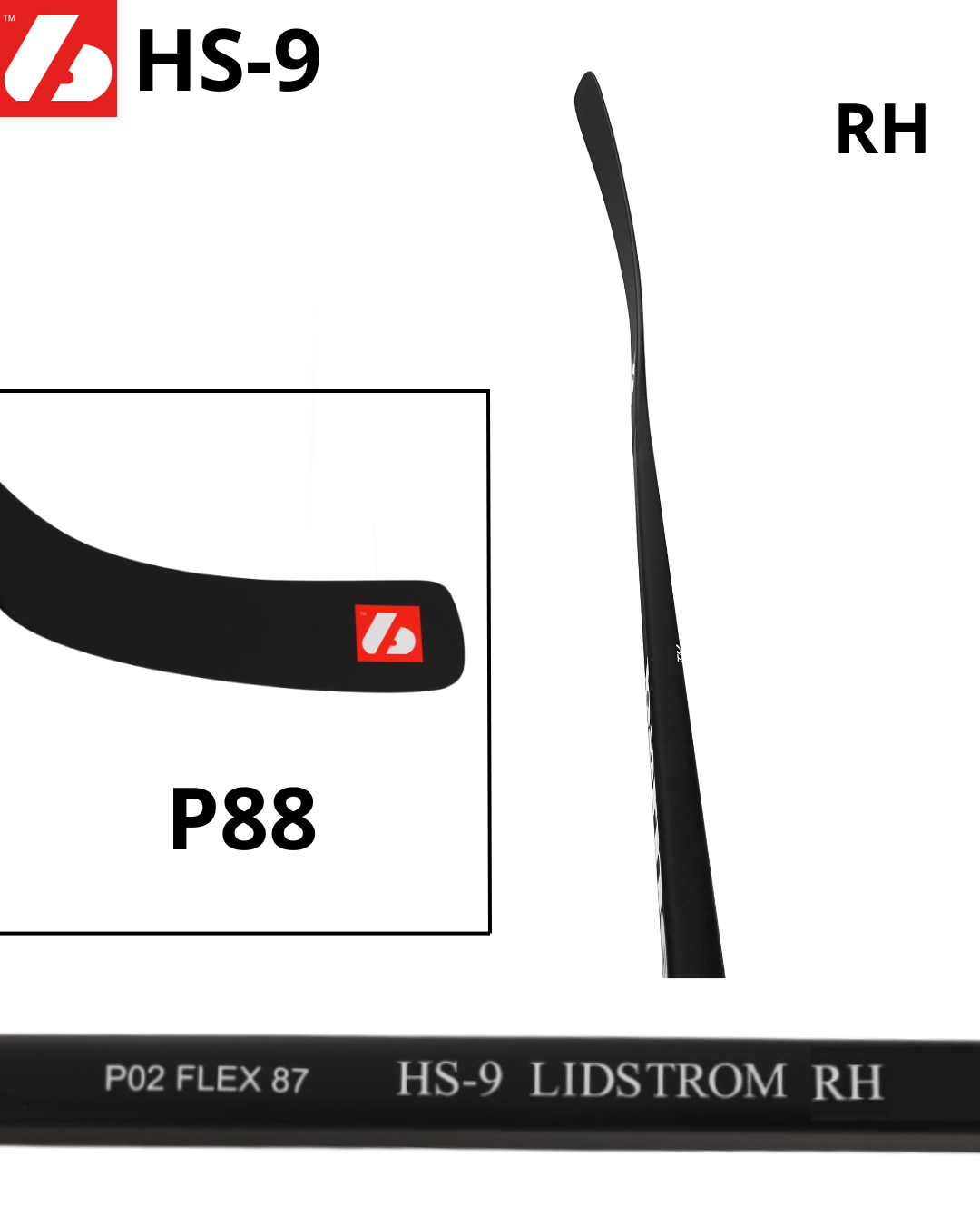 HS-9 kij węglowy hokejowy