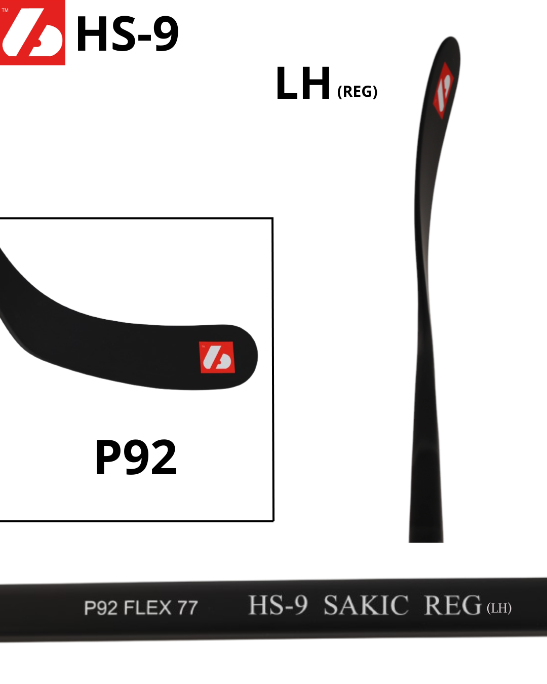 HS-9 kij węglowy hokejowy