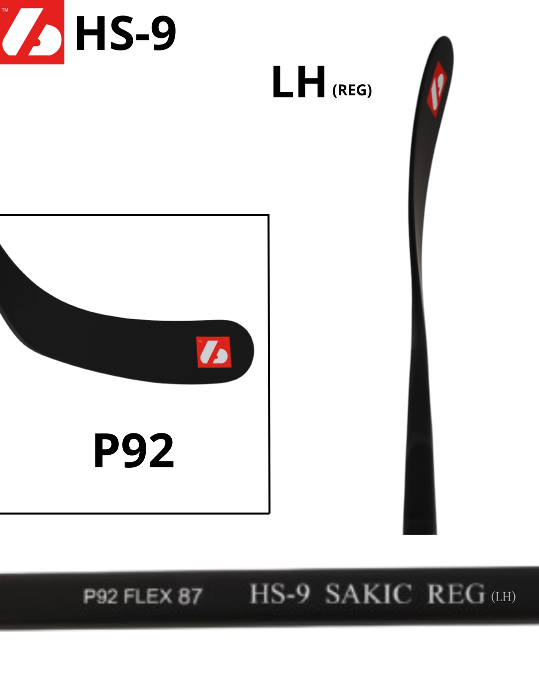 HS-9 kij węglowy hokejowy