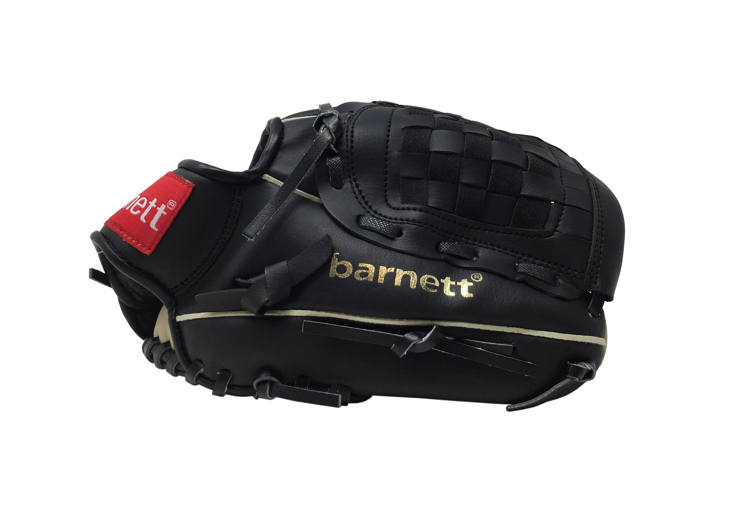 JL-102 Rekawica baseballowa, skóra kompozytowa, rozmiar 9,5, czarna