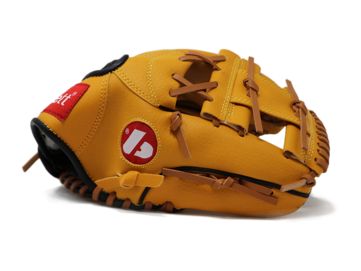 JL-115, Rękawice baseballowe, formowana, poliuretanowa, rozmiar 11,5 " brązowa