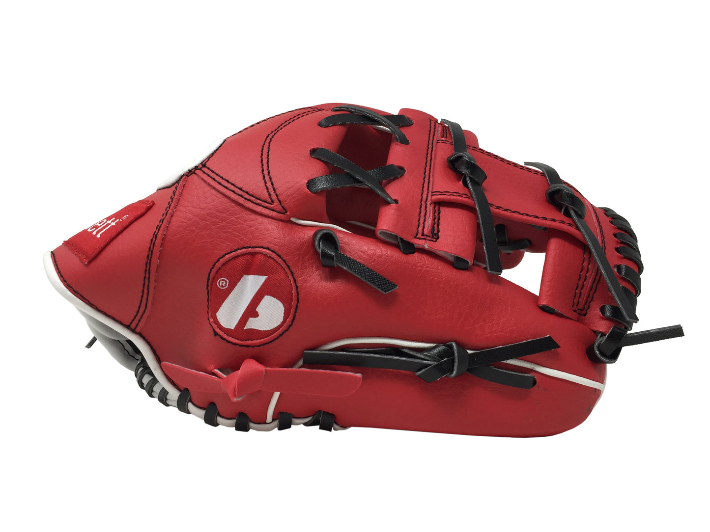 JL-115, Rękawice baseballowe, formowana, poliuretanowa, rozmiar 11,5 " czerwona