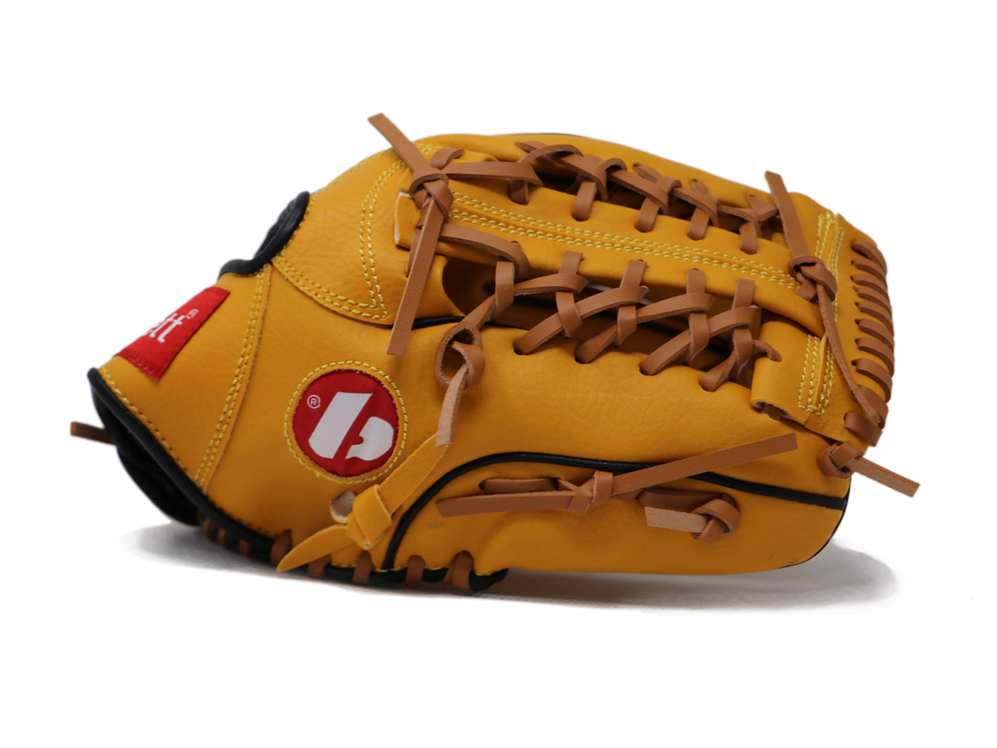 JL-120 - Rękawica baseballowa, outfield, poliuretan, rozmiar 12,5", brązowy