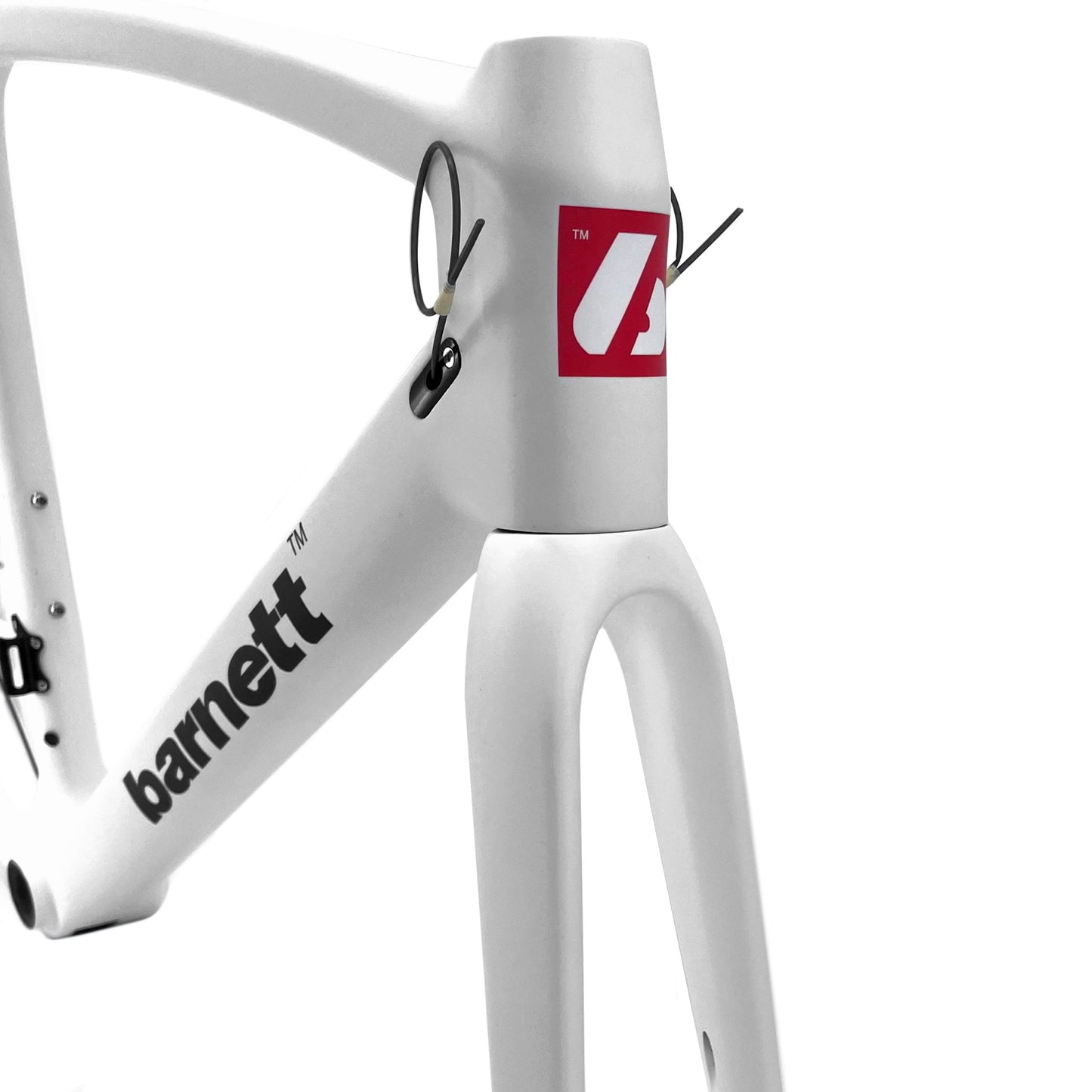 Rama rowerowa BDC-01 Carbon Disc, czarna, biała