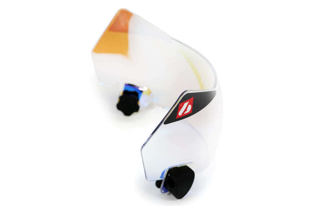 REVE twardy wizjer ER098 do kasku Speed Flex, Niebieski