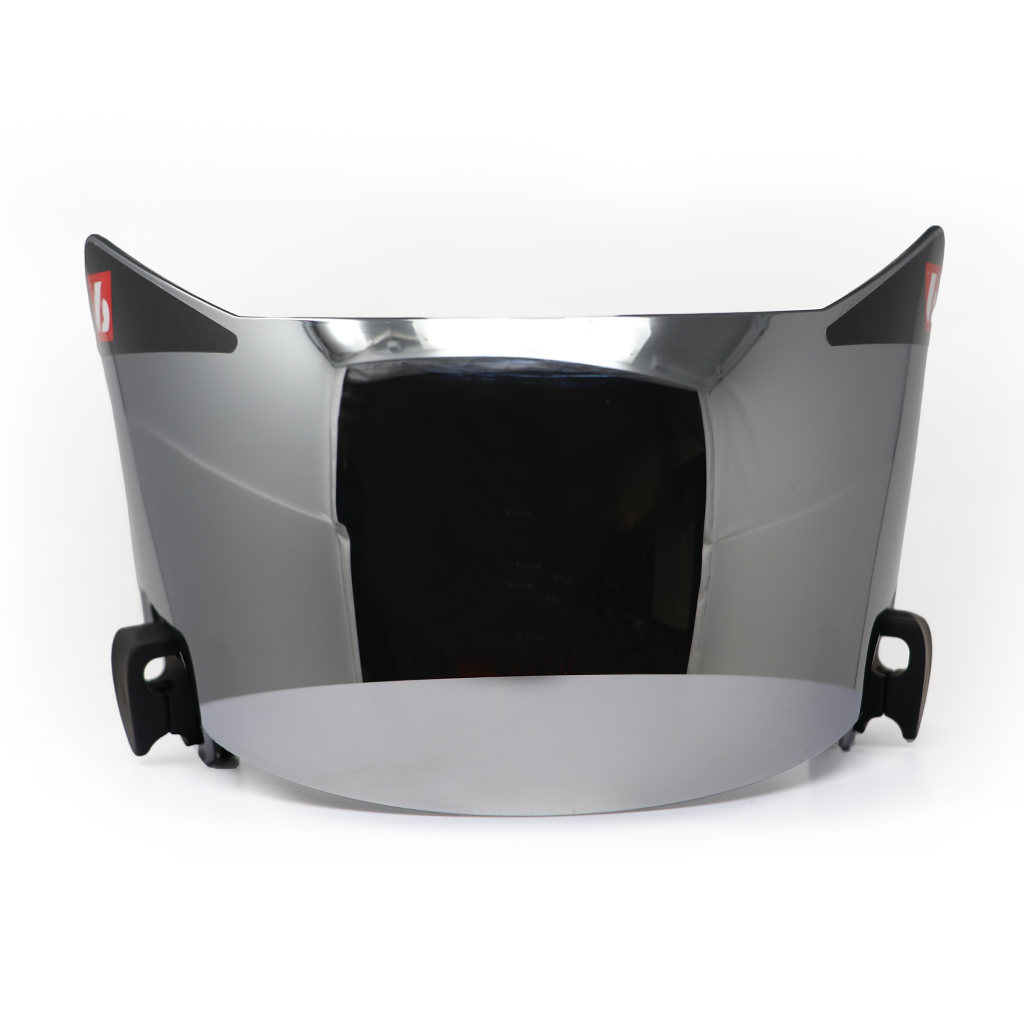 REVE twardy wizjer ER098 do kasku Speed Flex, Chromowany