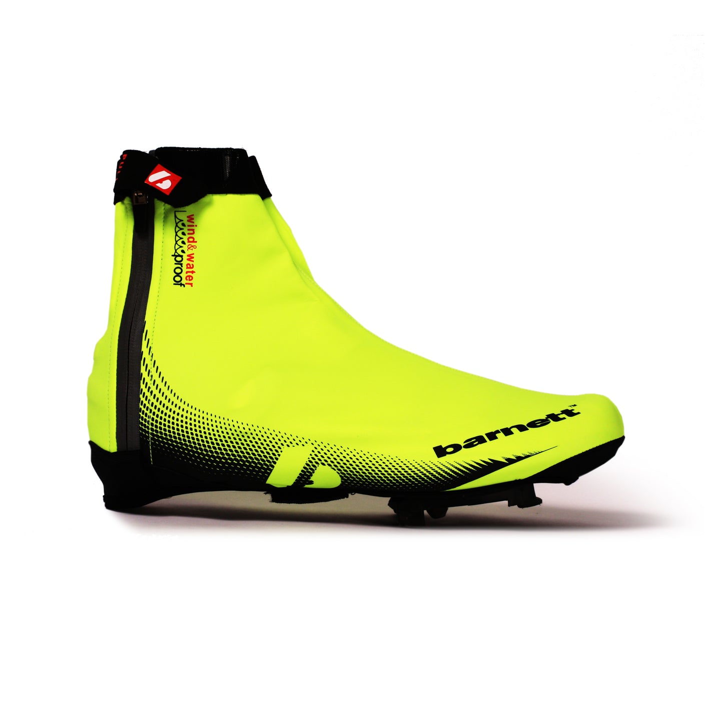BSP-05 Pokrowiec rowerowy na buty, kolor : jaskrawo zólty, czarny