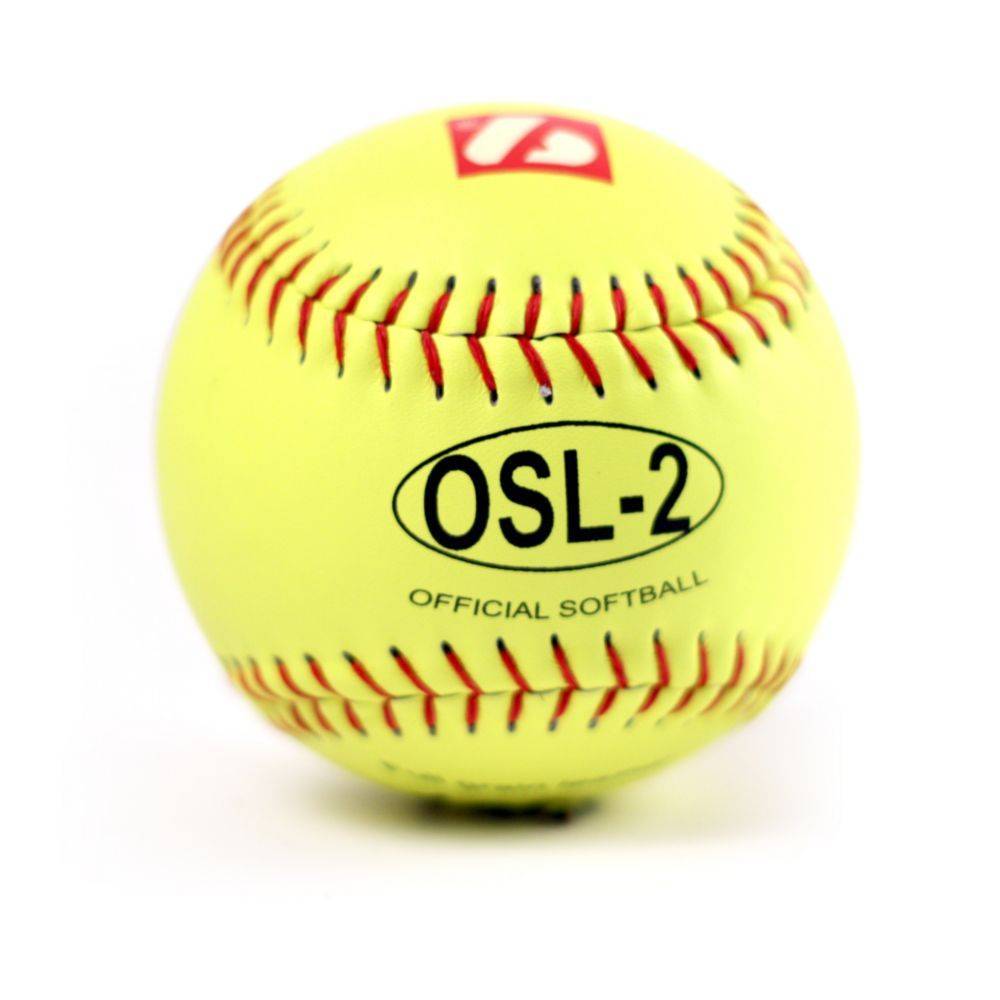 OSL-2 Turniejowa pilka Softballowa, rozmiar 12", biala,12 sztuk, 12 sztuk
