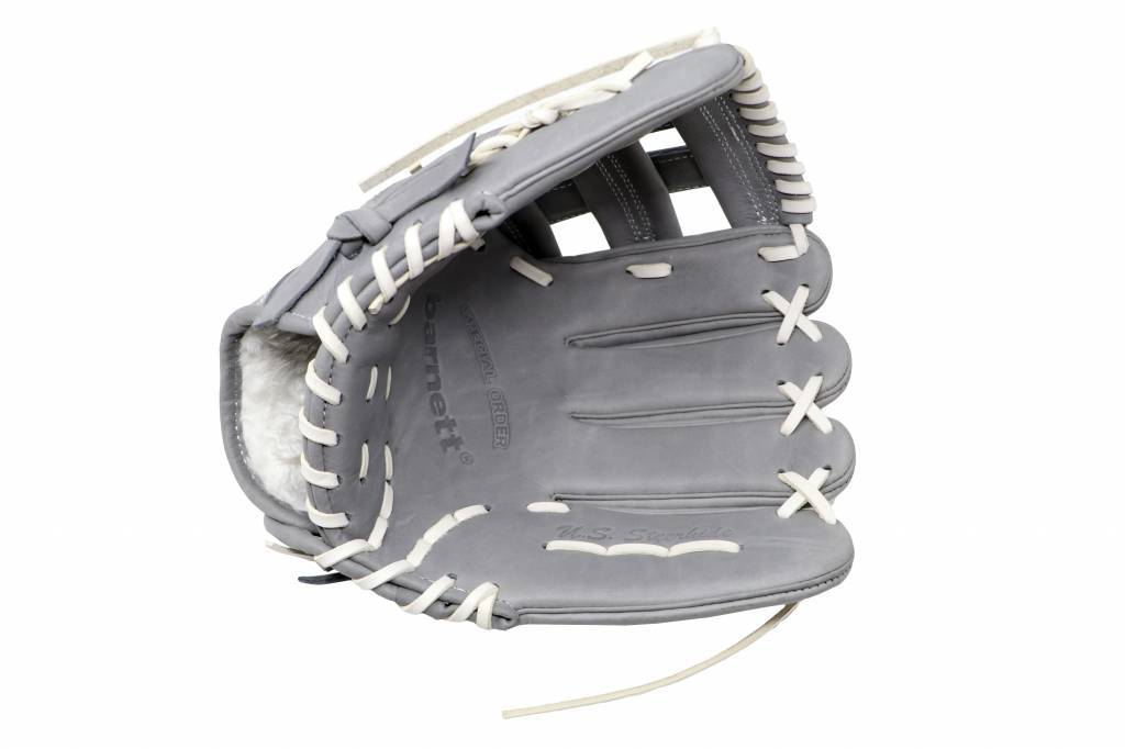 FL-117 rekawica do baseballa i softballa skóra wysokiej jakosci infield / fastpitch 11,7 , jasnoszara