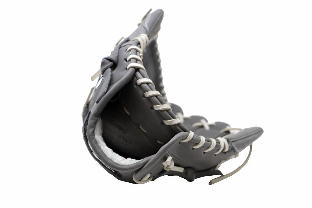 FL-125 rekawica do baseballa i softballa skóra wysokiej jakosci infield / outfield/ pitcher jasnoszara