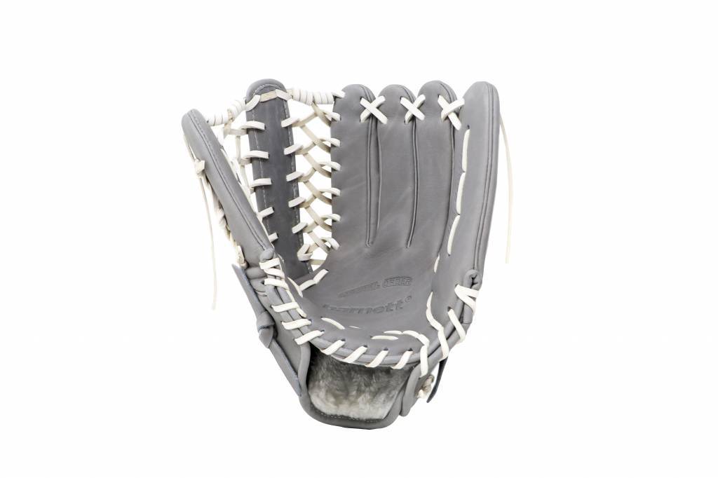 FL-127 rekawica do baseballa i softballa skóra wysokiej jakosci infield / outfield/ pitcher jasnoszara