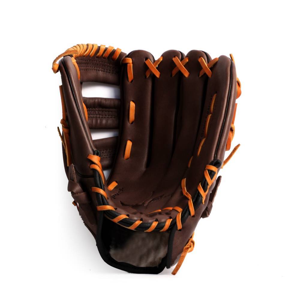 GL-130 Rekawica baseballowa turniejowa, outfield 13, skóra naturalna, brazowa