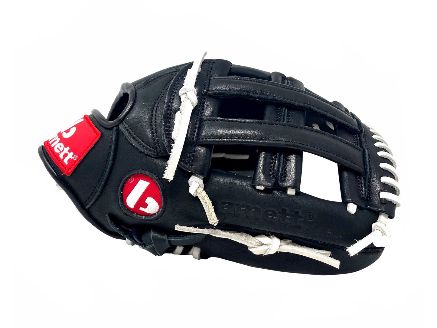 GL-127 rękawice baseballowe , skóra 12,5, Czarne