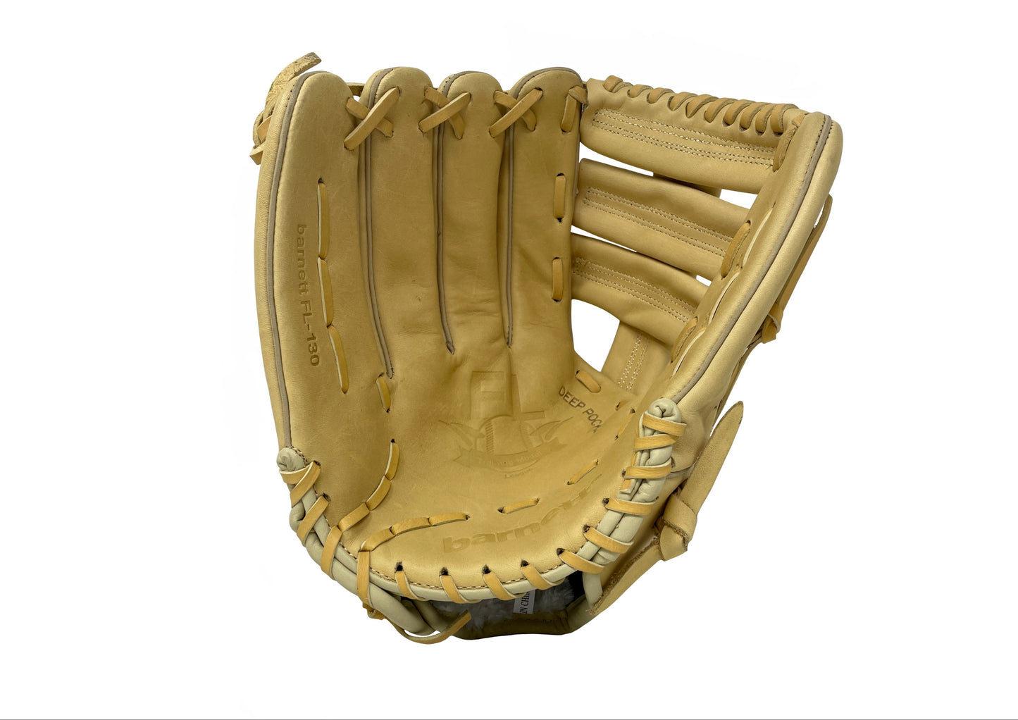 FL-130 Profesjonalna rękawica baseballowa, skóra licowa, outfield, softball, 13'', Beżowy