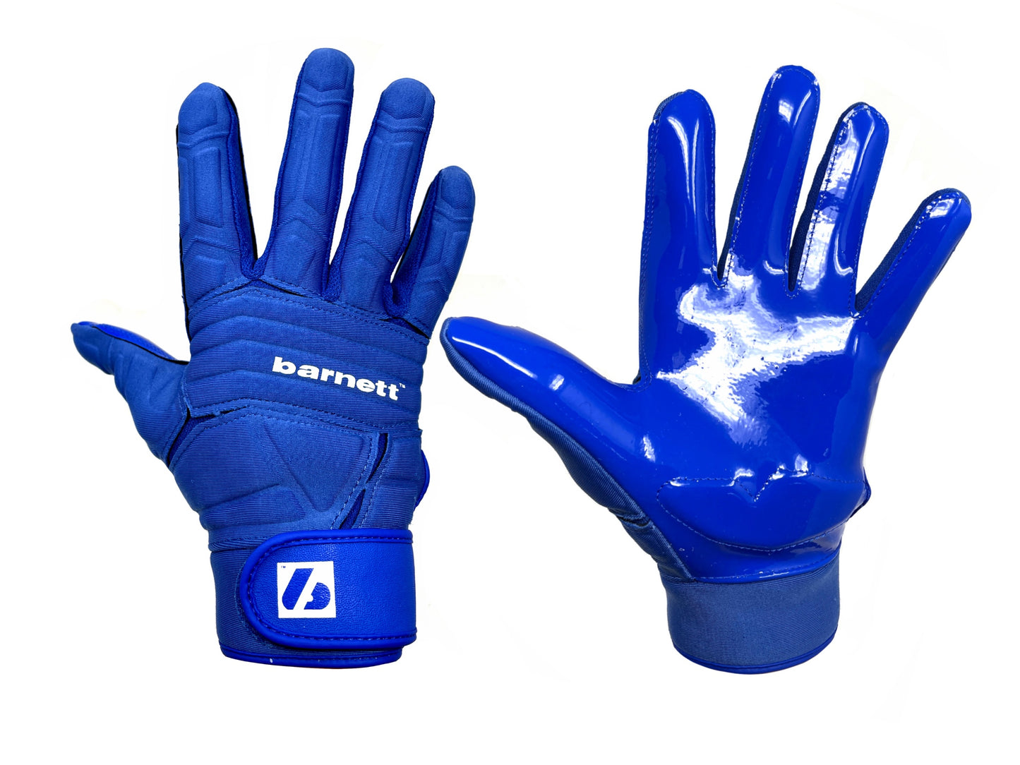 FLG-03 pro linemen rękawiczki do futbolu amerykańskiego, OL,DL, Niebieski