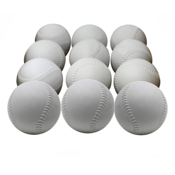 A-122 Piłki do maszyny baseballowej, rozmiar 9', białe, 12 sztuk