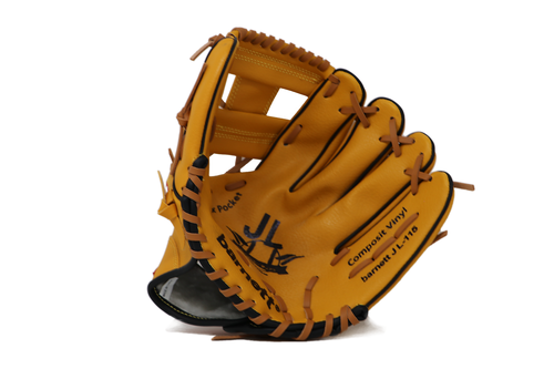 JL-115, Rękawice baseballowe, formowana, poliuretanowa, rozmiar 11,5 " brązowa