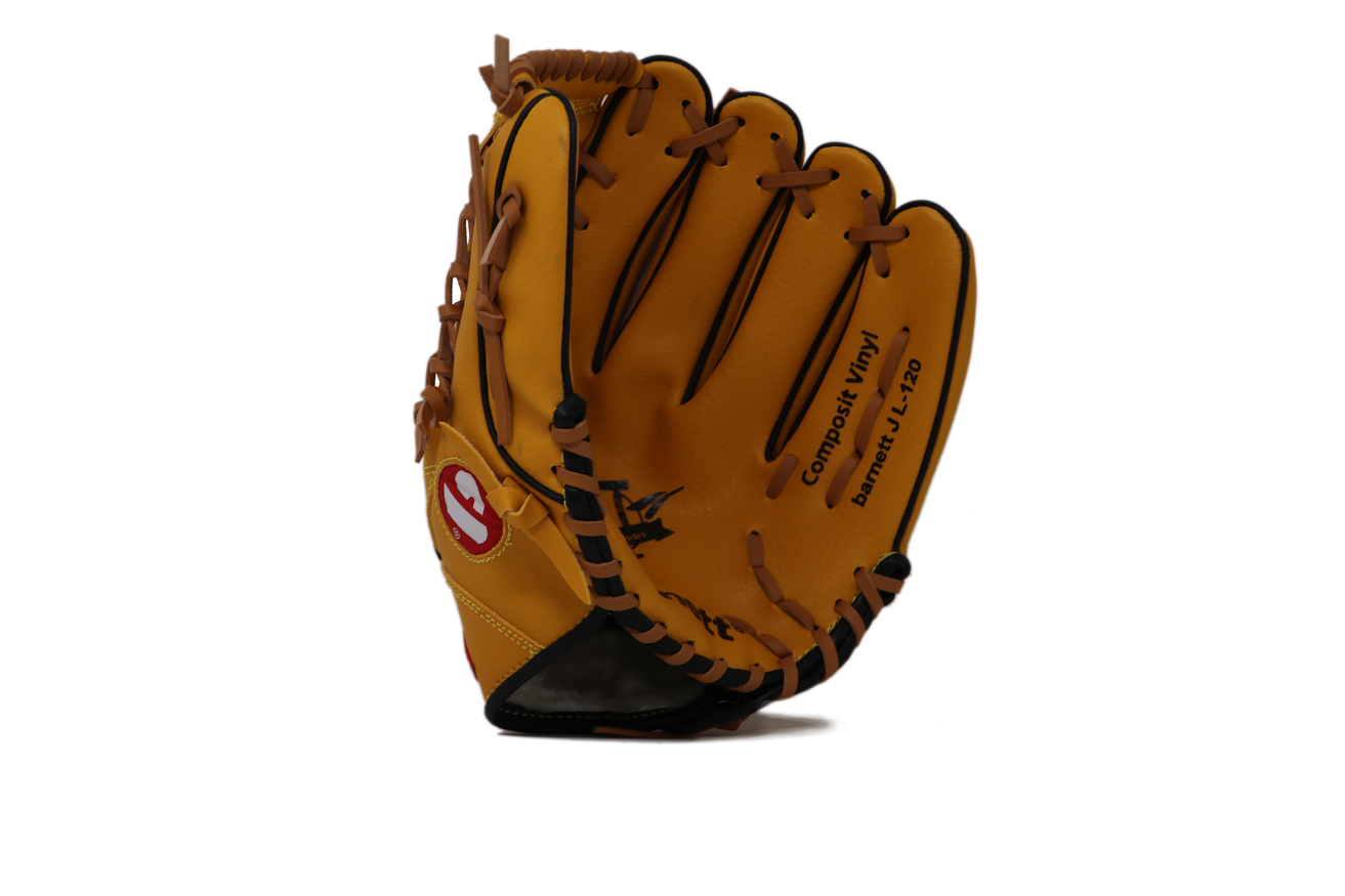 JL-120 - Rękawica baseballowa, outfield, poliuretan, rozmiar 12,5", brązowy