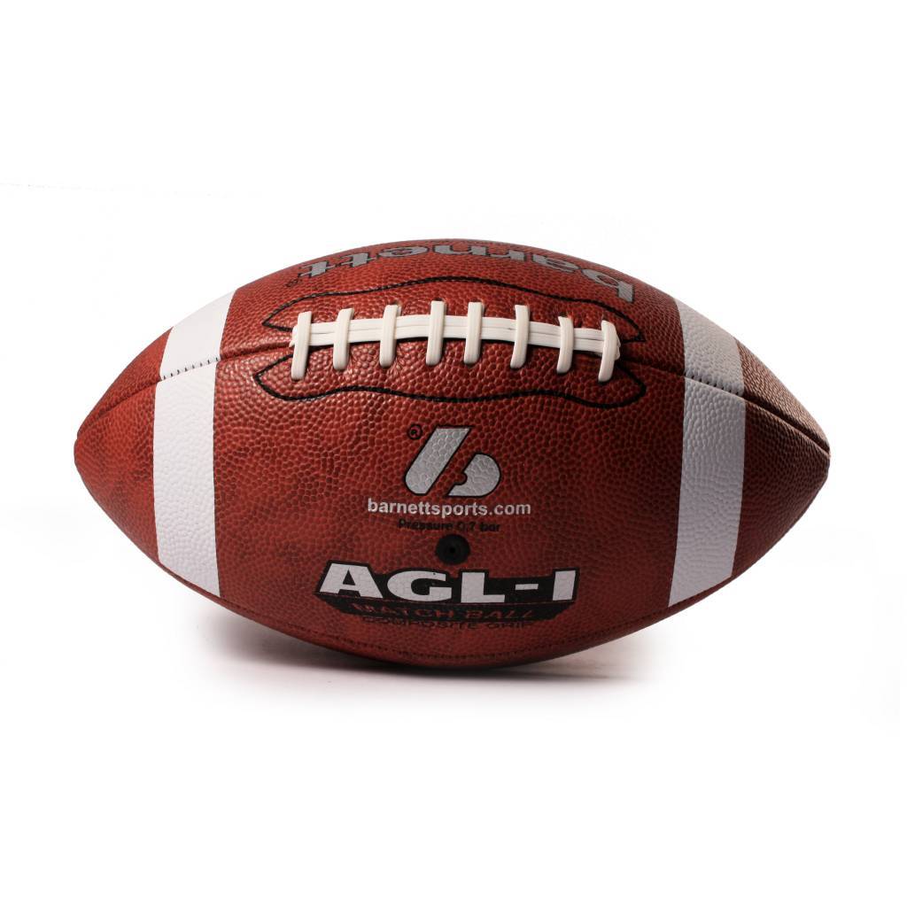 AGL-1 pilka futbolowa, meczowa, brazowa, skóra kompozytowa